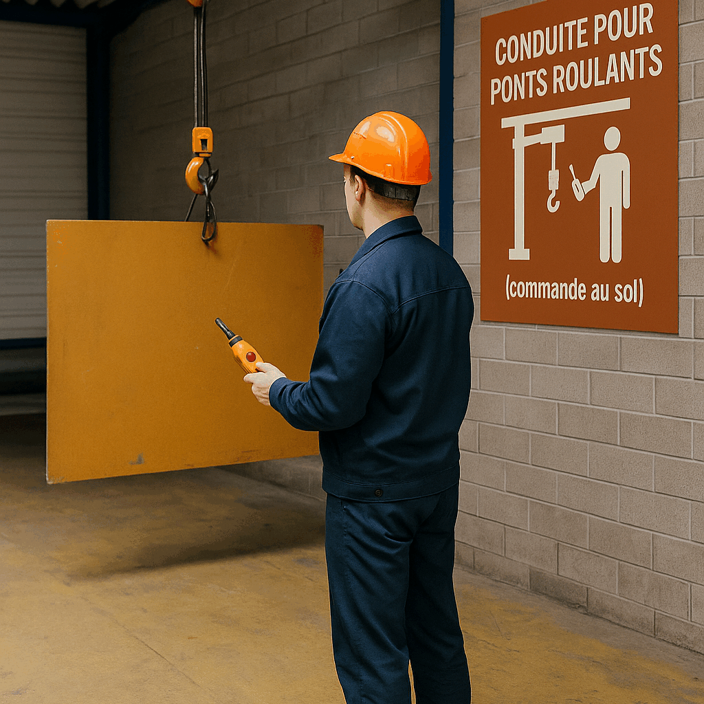 CONDUITE POUR PONTS ROULANTS (commande au sol)
